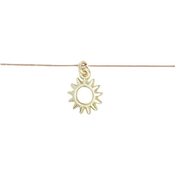 Lucky Feather14k gold dippped 16" corded necklace. Bask in the sunshine. - Picture 1 of 3